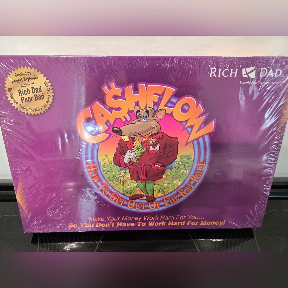 New - Rich Dad Poor Dad - Robert T. Kiyosaki - Cash Flow (Game)